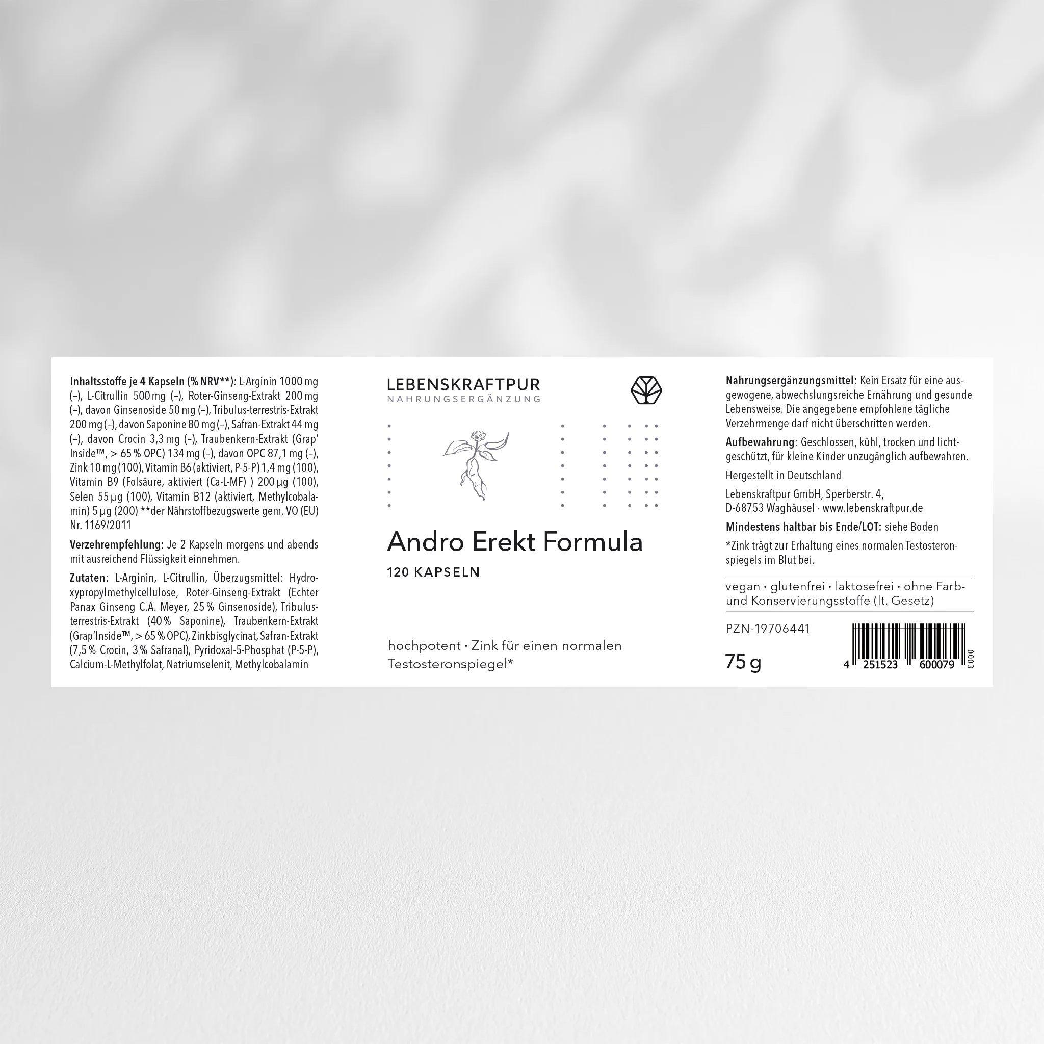 Andro Erekt Formula Kapseln - Image 2