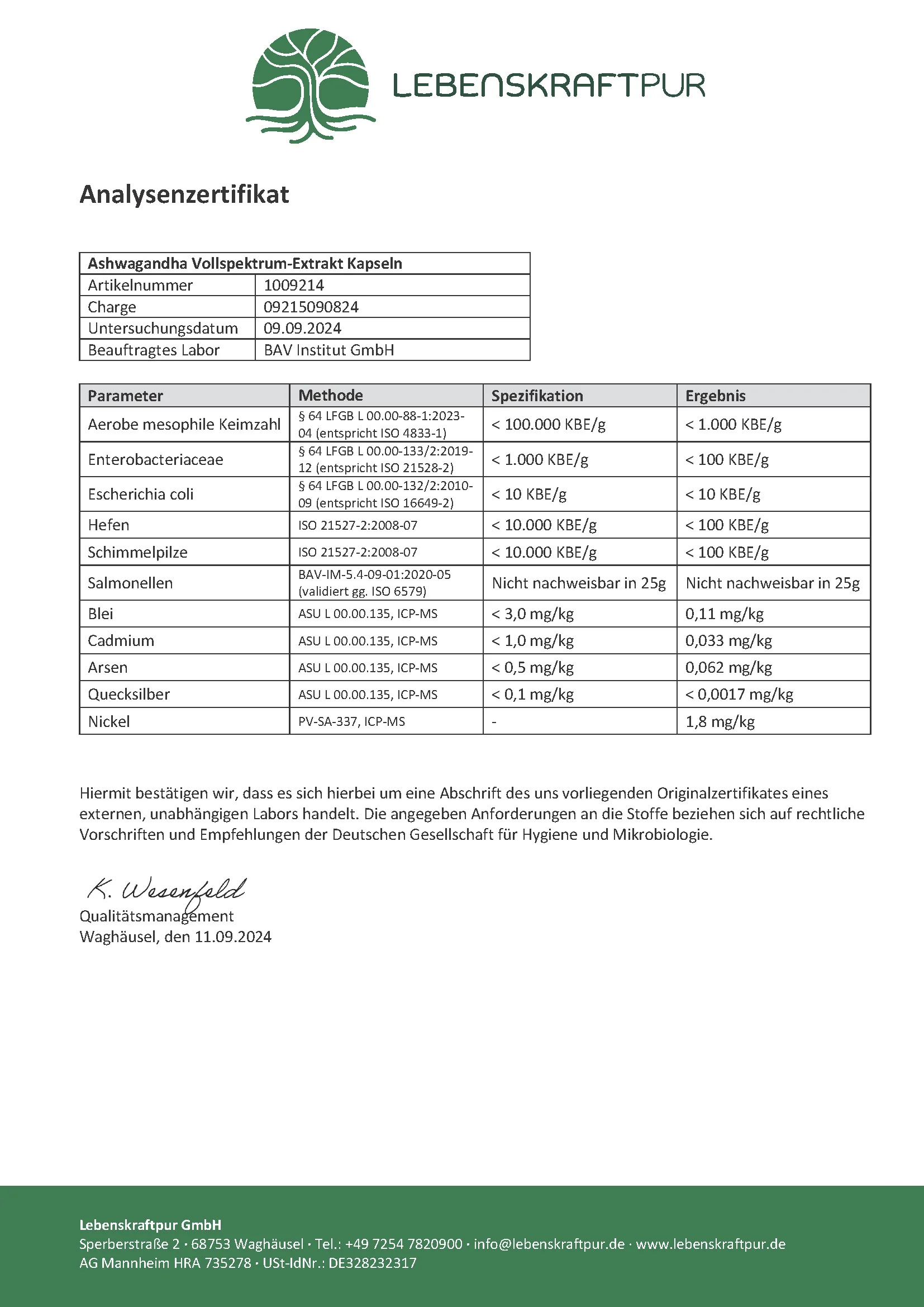 Ashwagandha Vollspektrum-Extrakt Kapseln - Image 4