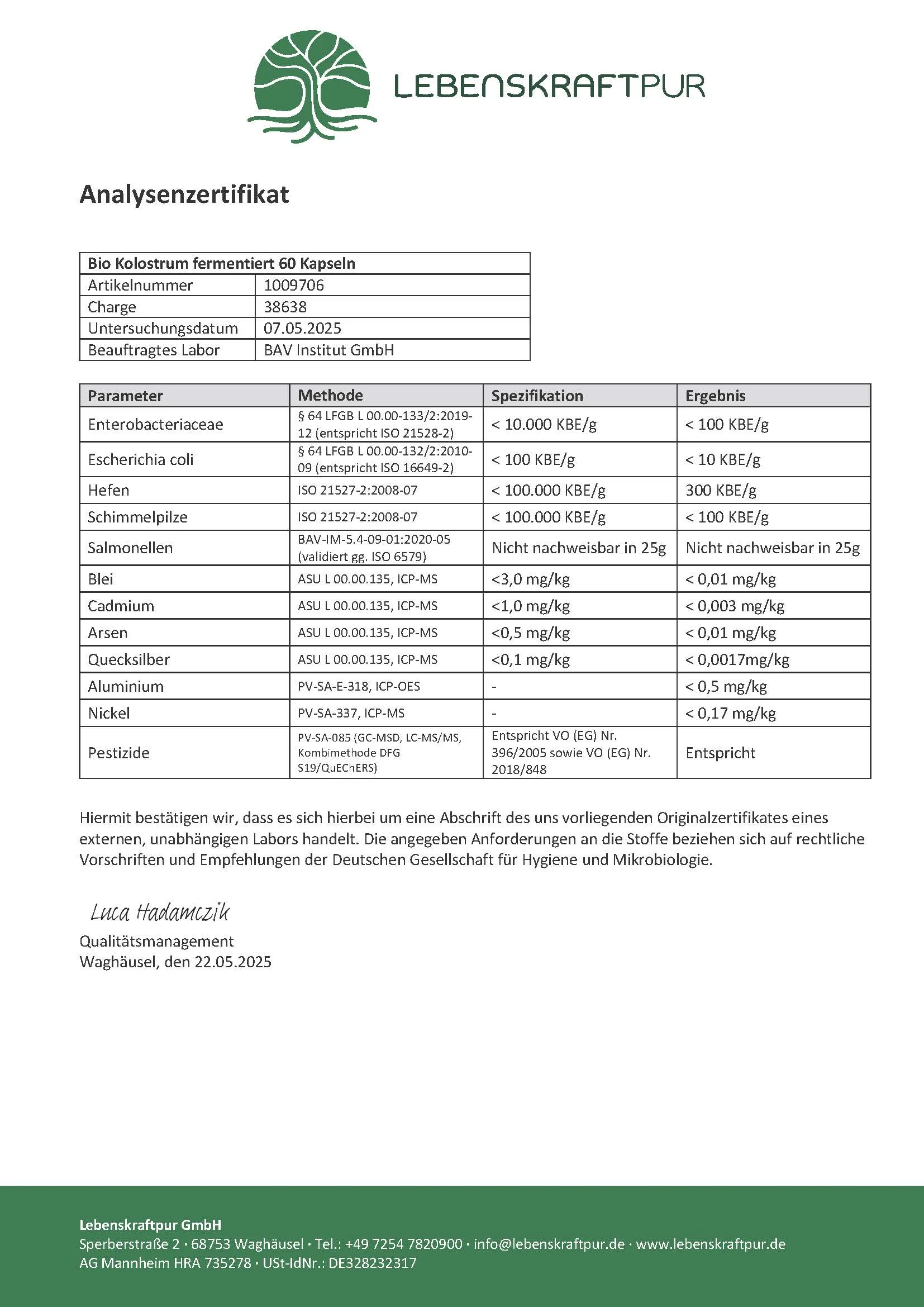 Bio Kolostrum Fermentiert Kapseln - Image 4
