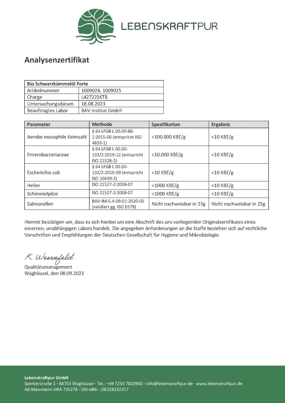 Bio Schwarzkümmelöl Forte - Image 4