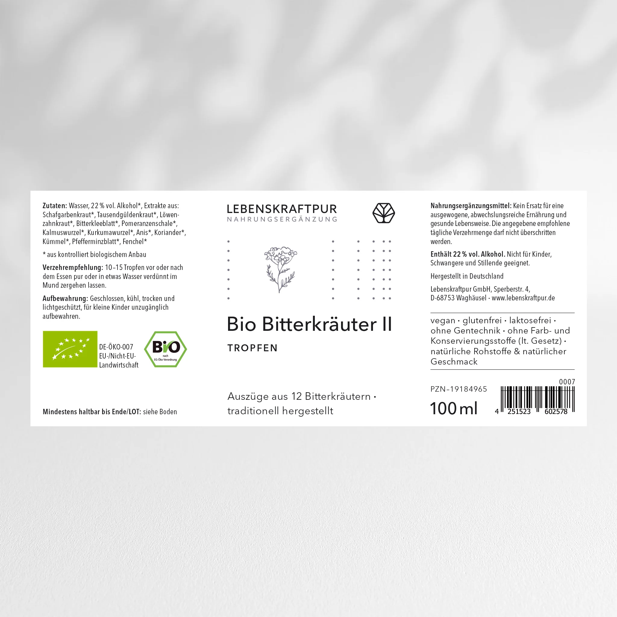 Bio Bitterkräuter II Tropfen - Image 8