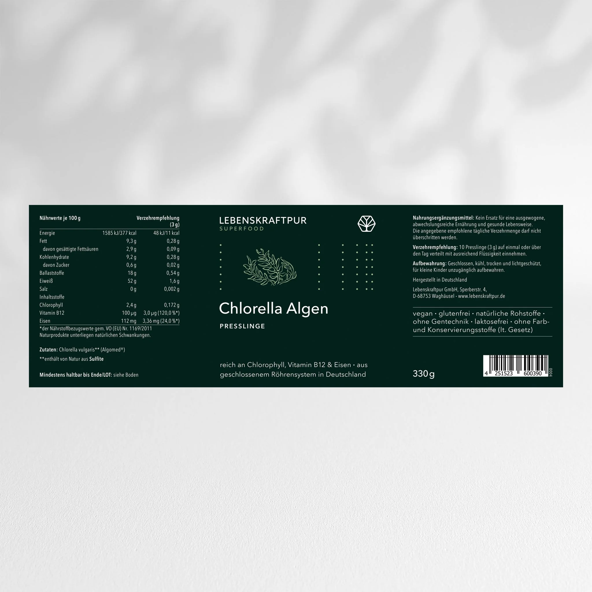 Chlorella Algen Presslinge - Image 2