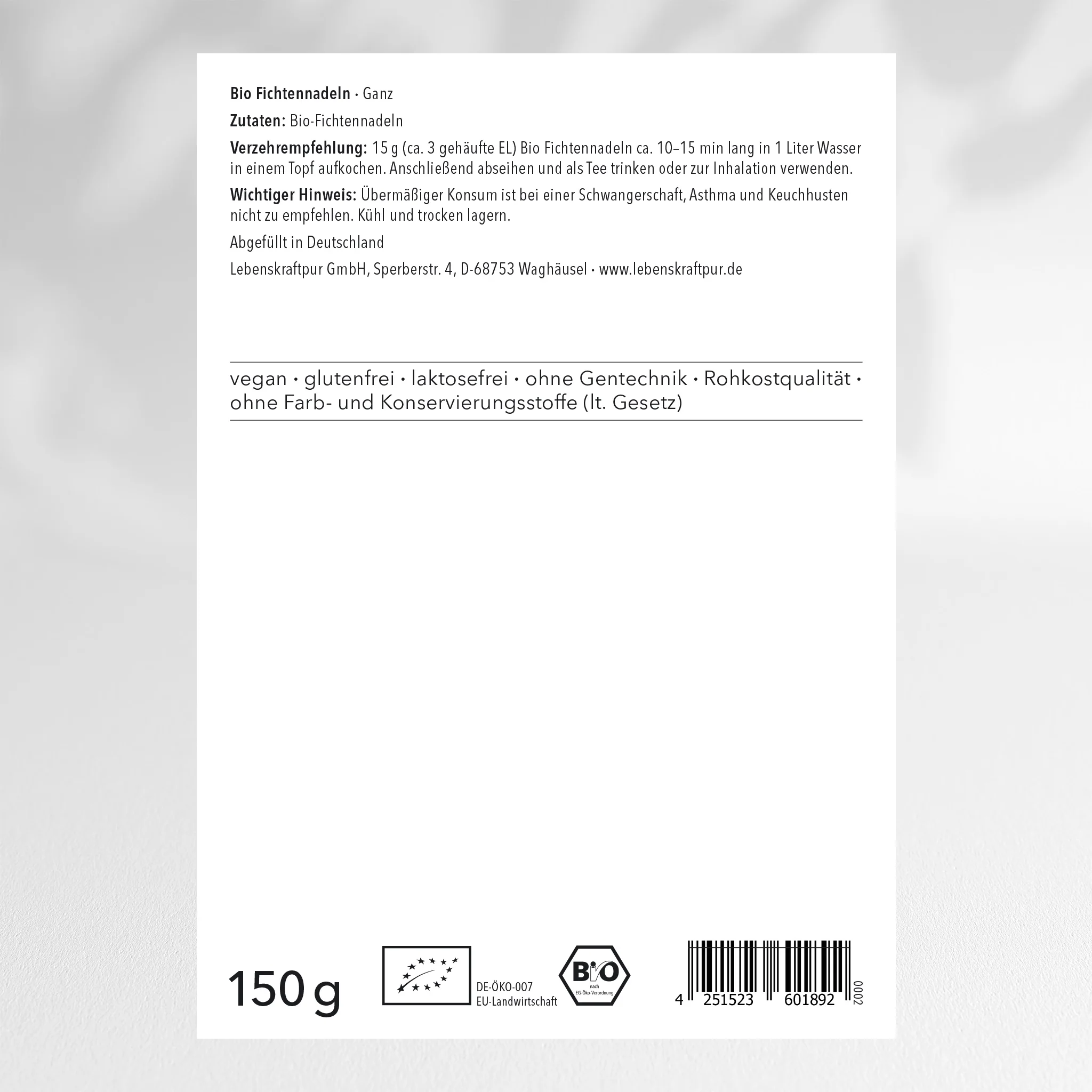 Bio Fichtennadeln Ganz - Image 2