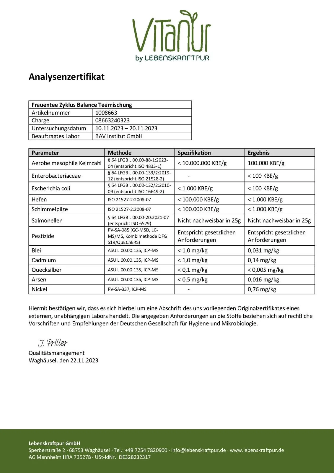 Frauentee Zyklus Balance Teemischung - Image 4