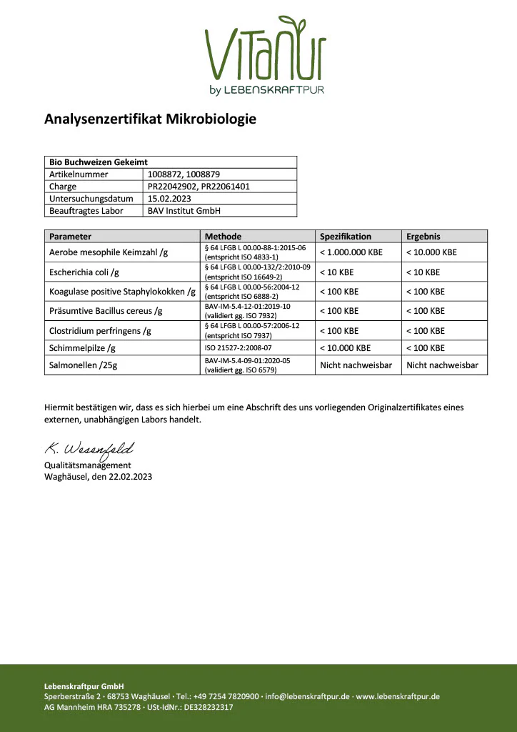 Bio Buchweizen Gekeimt - Image 3