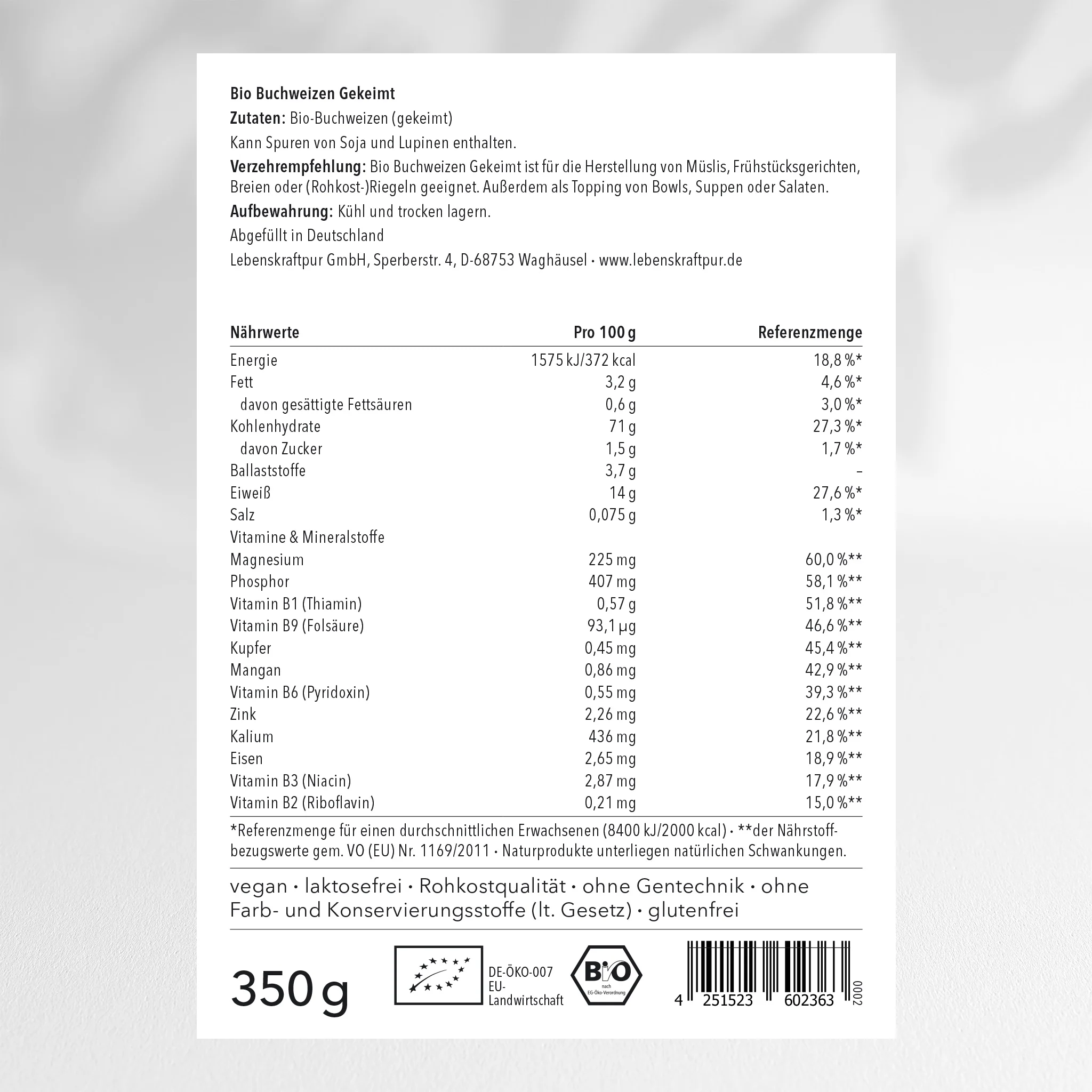 Bio Buchweizen Gekeimt - Image 7