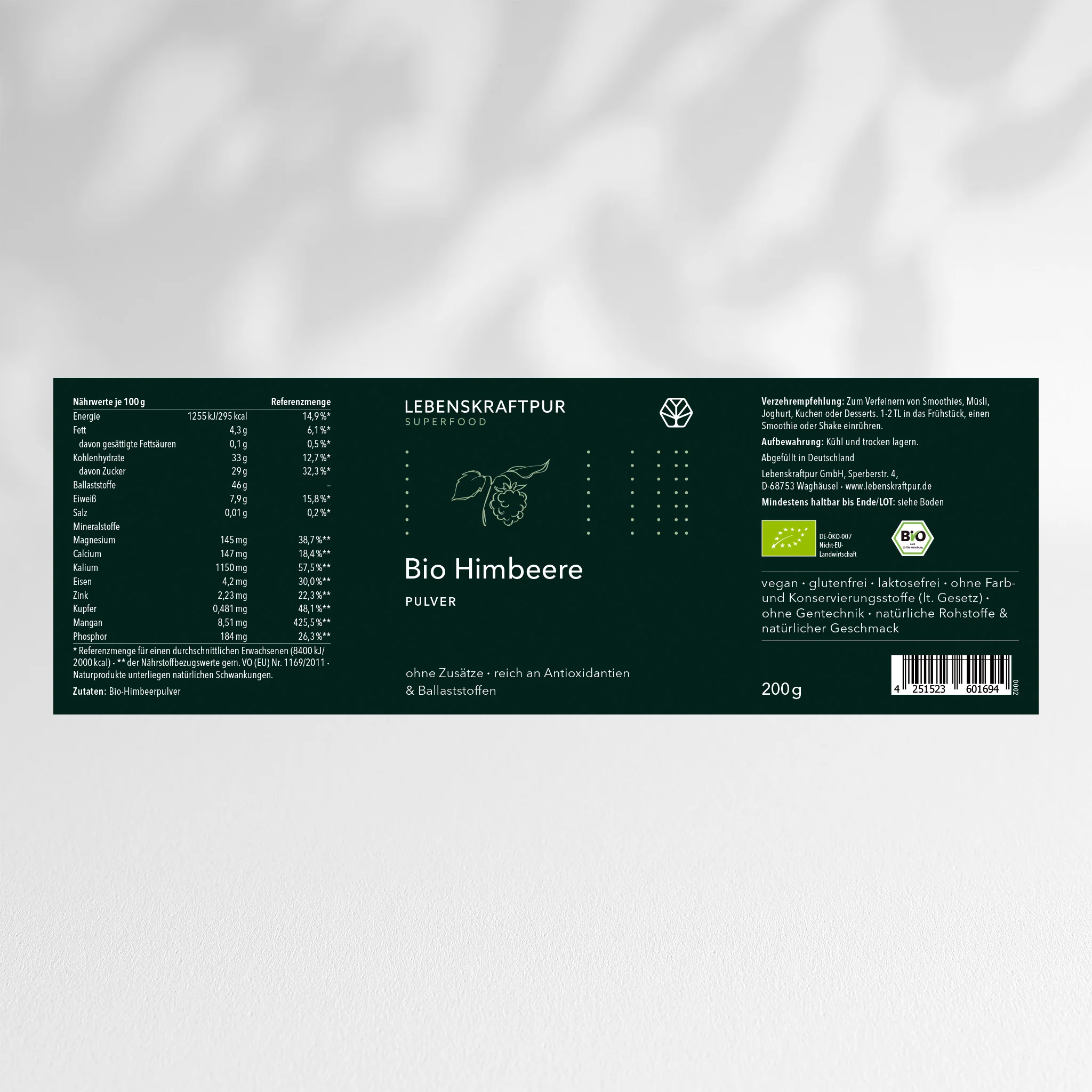 Bio Himbeere Pulver - Image 13