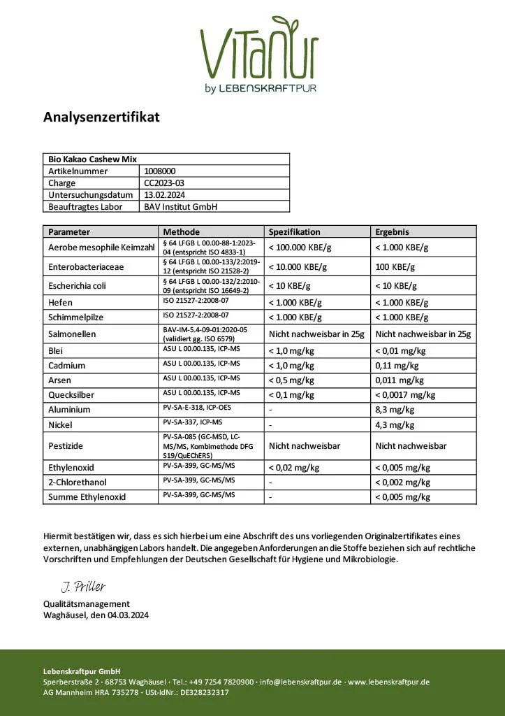 Bio Kakao Cashew Mix - Image 4