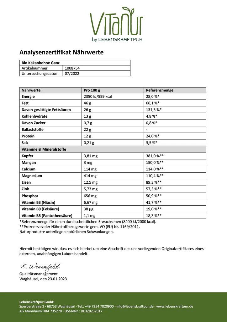Bio Kakaobohne Ganz - Image 4