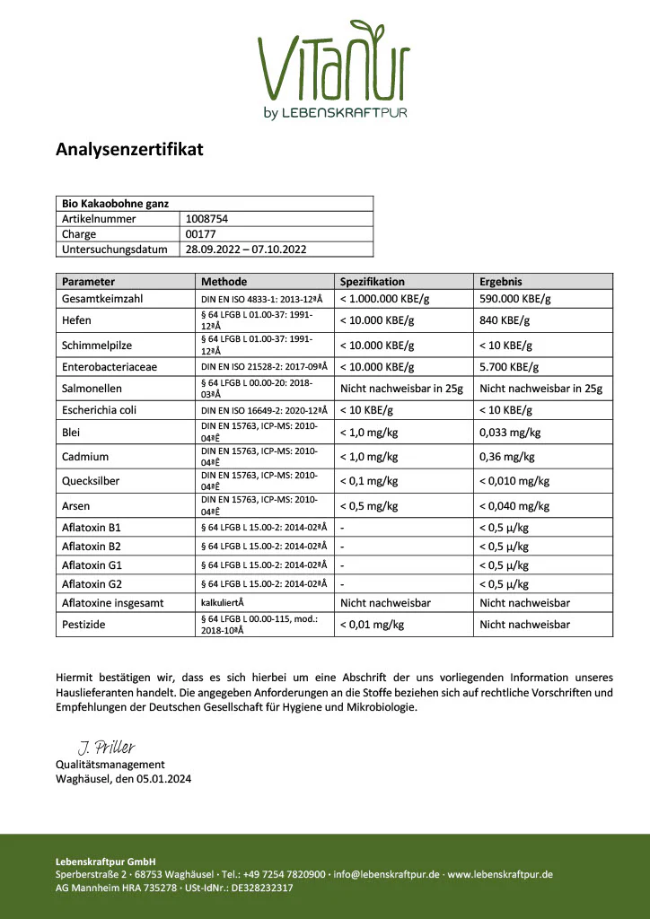 Bio Kakaobohne Ganz - Image 5