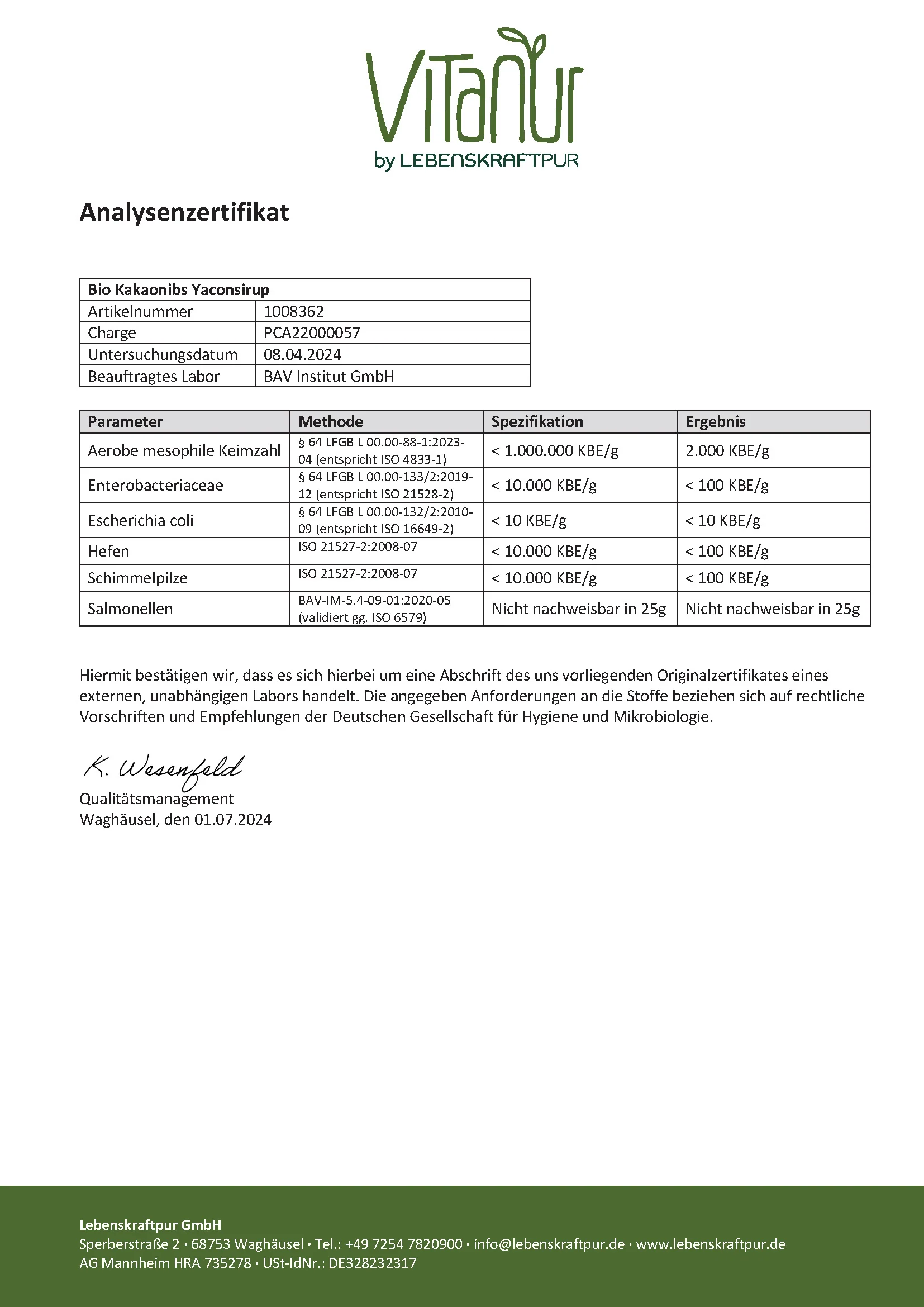 Bio Kakaonibs Yaconsirup - Image 4