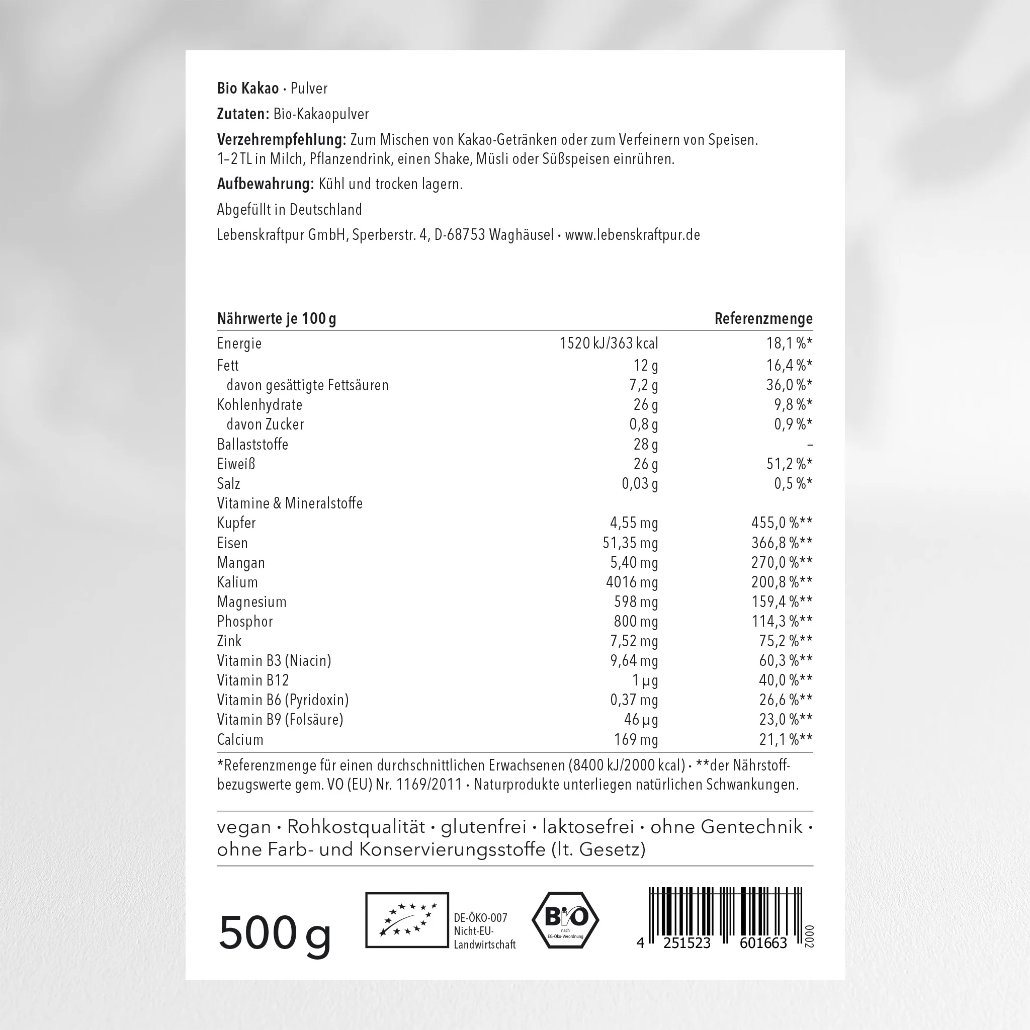 Bio Kakao Pulver - Image 10
