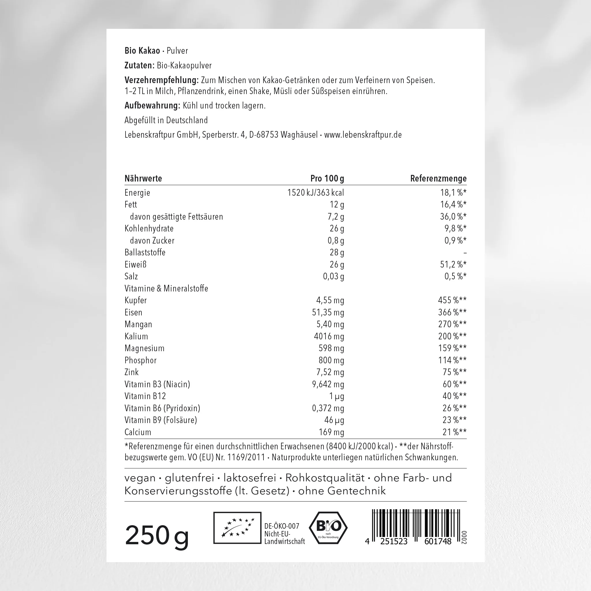 Bio Kakao Pulver - Image 9