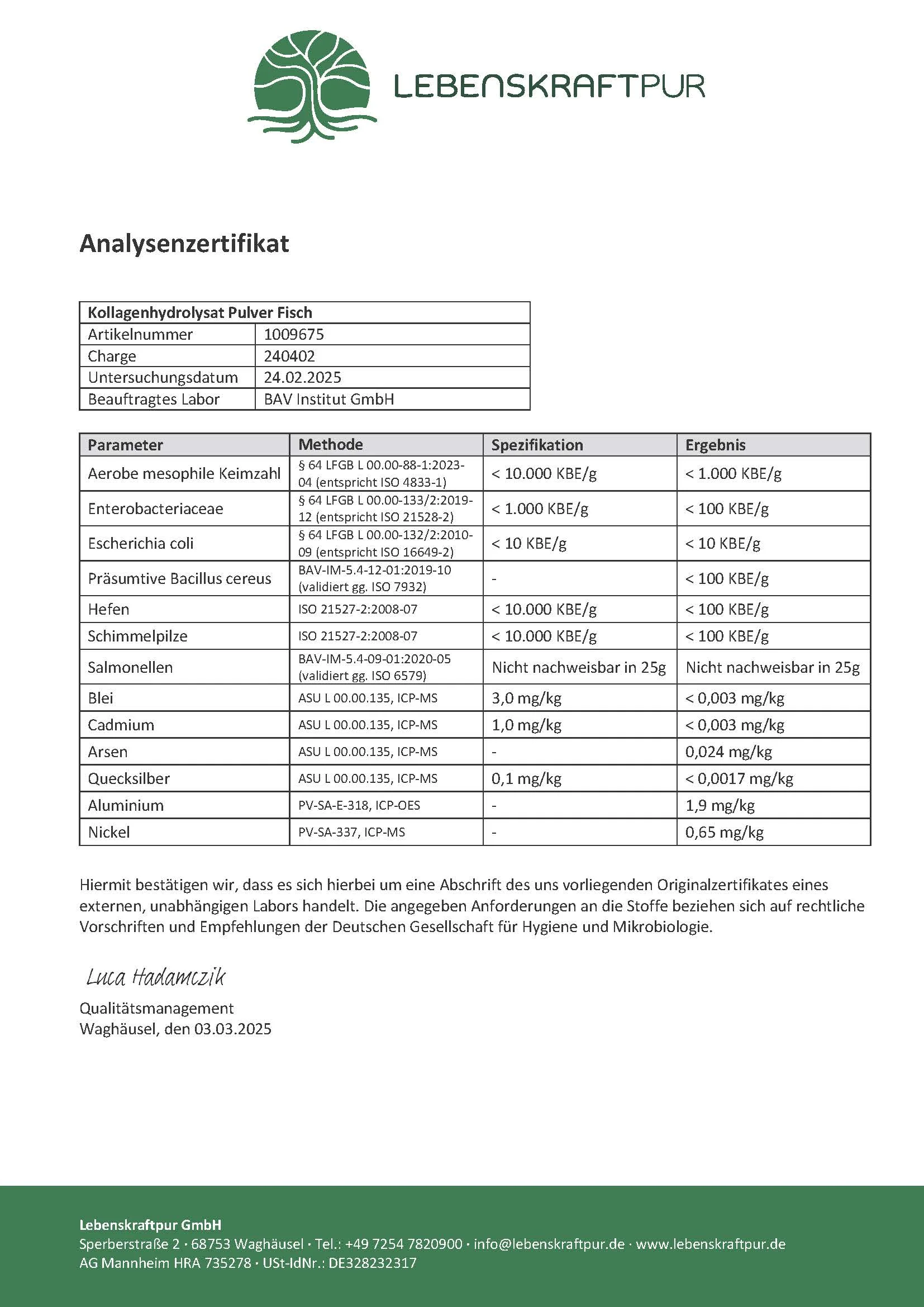 Kollagenhydrolysat Pulver (Fisch) - Image 4
