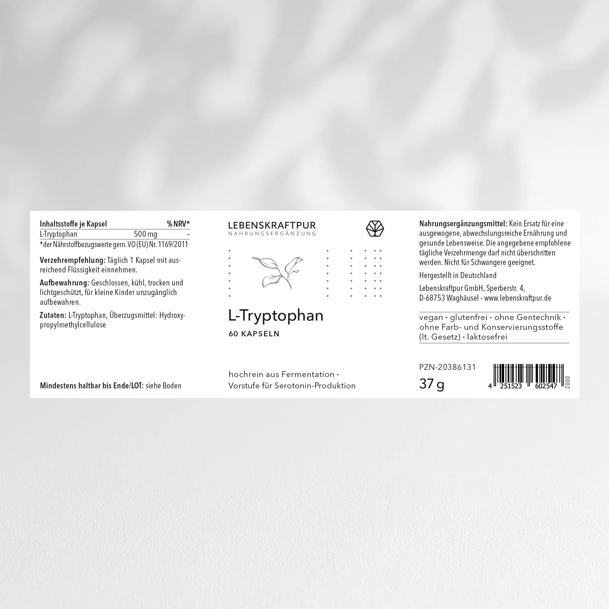L-Tryptophan Kapseln - Image 8