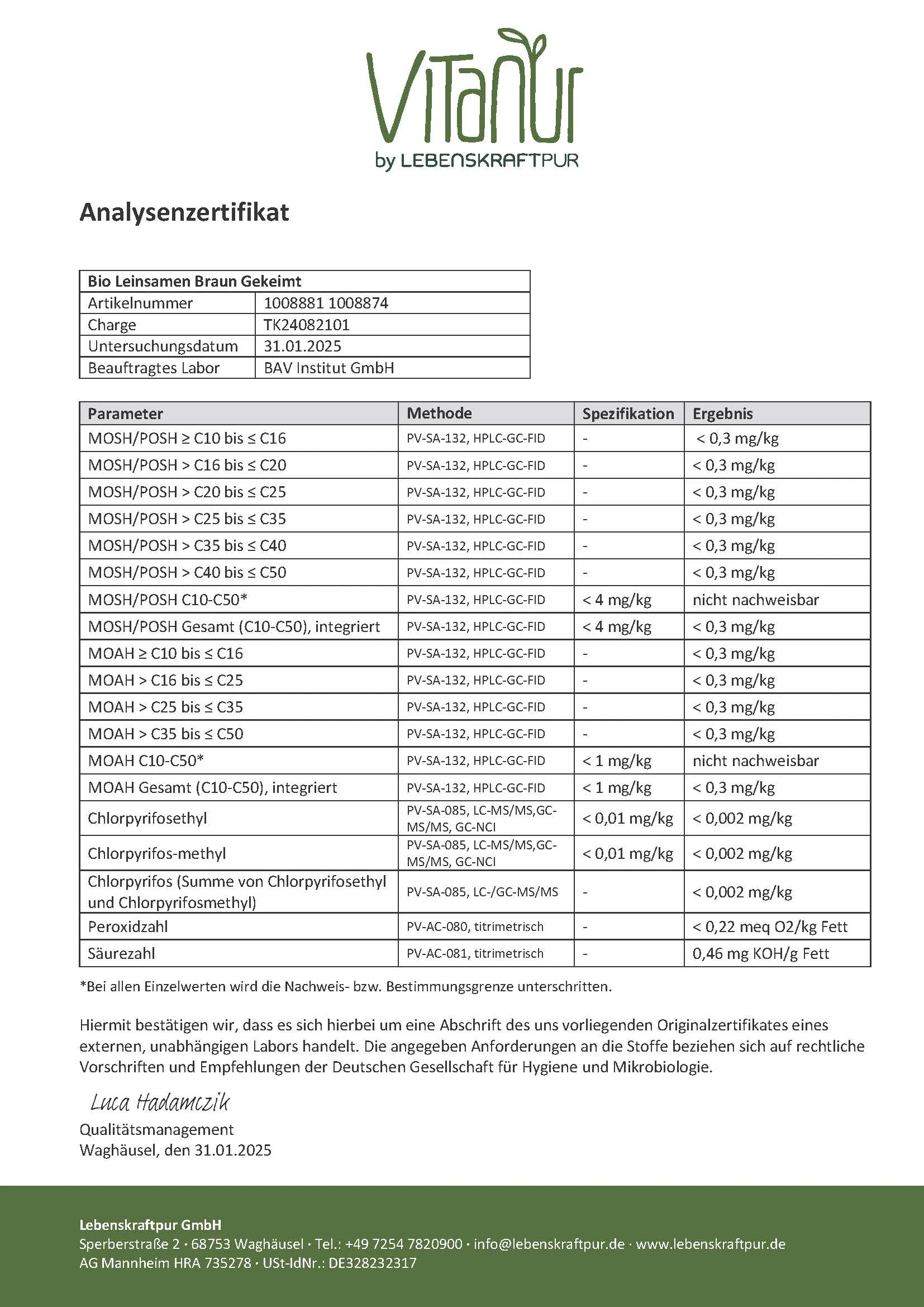 Bio Leinsamen Braun Gekeimt - Image 8