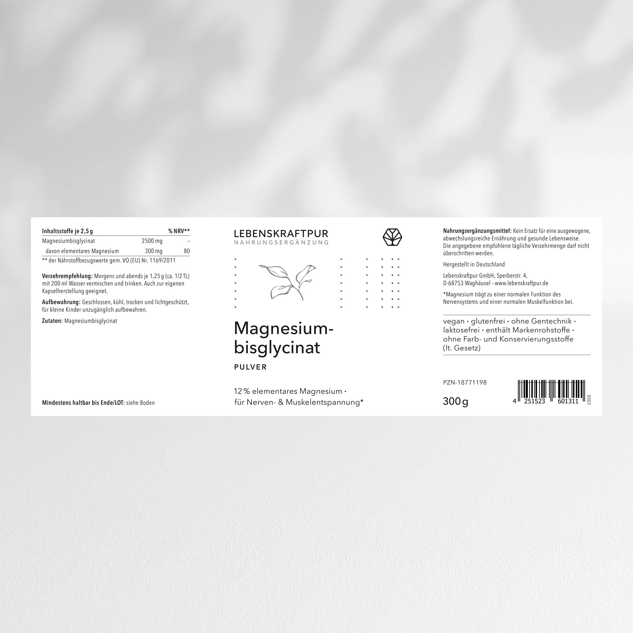 Magnesiumbisglycinat Pulver - Image 2