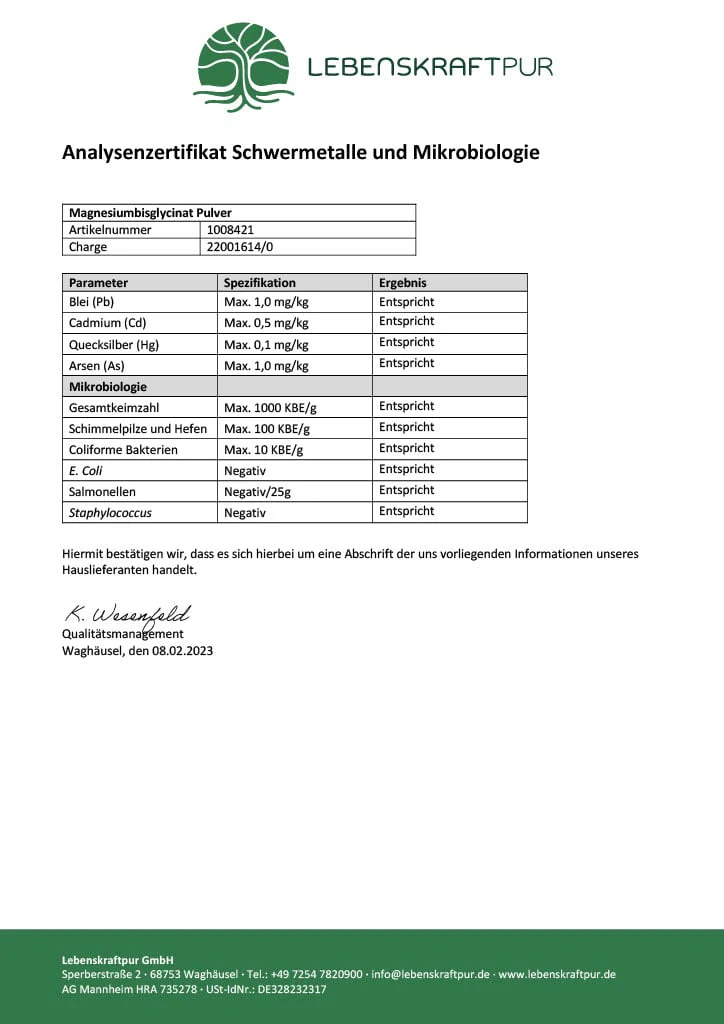 Magnesiumbisglycinat Pulver - Image 7