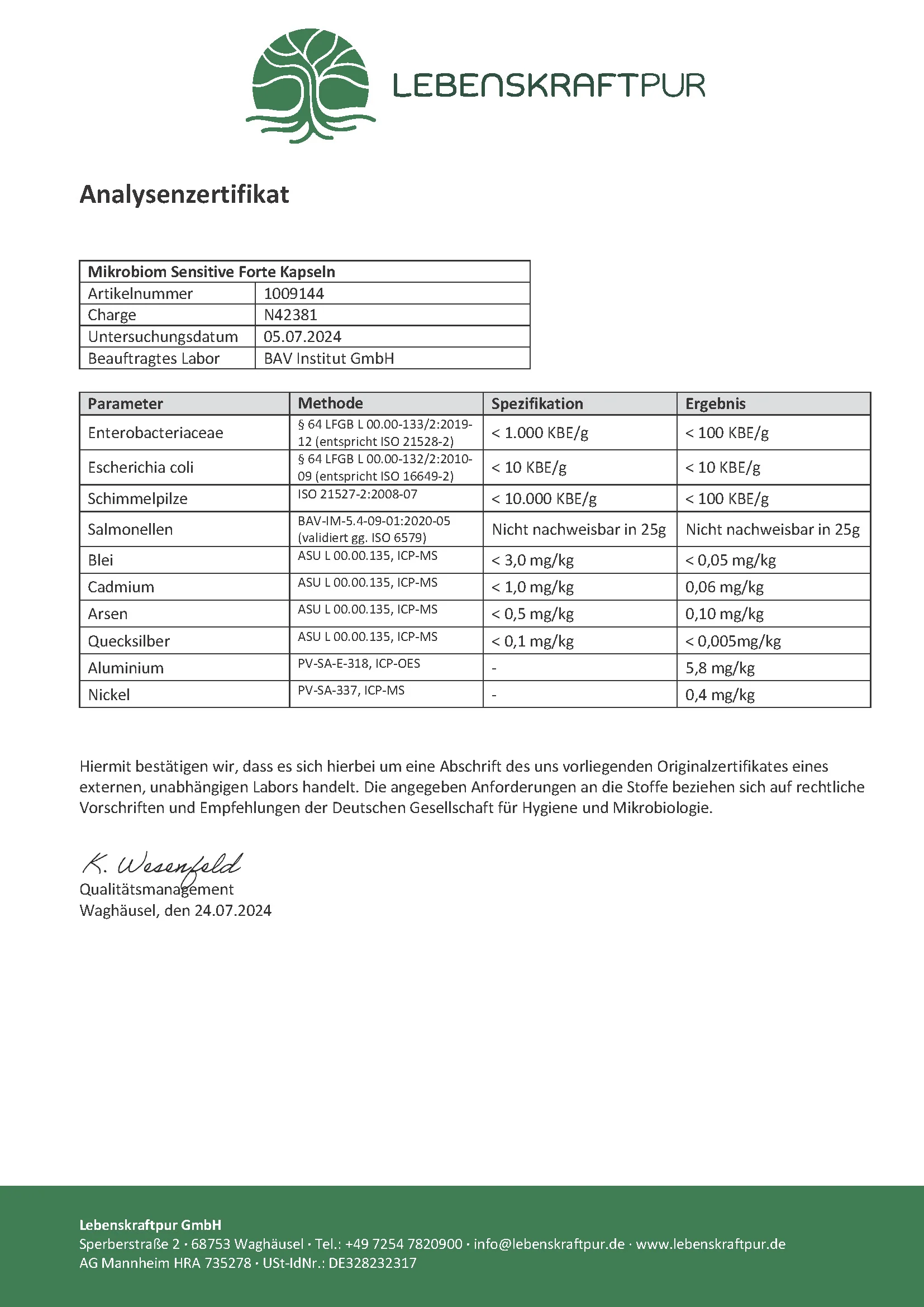 Mikrobiom Sensitiv Forte Kapseln - Image 4