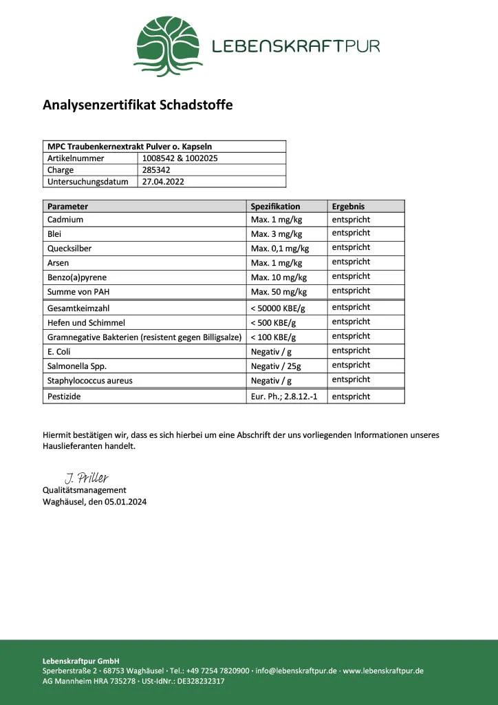 MPC Traubenkernextrakt Kapseln - Image 3