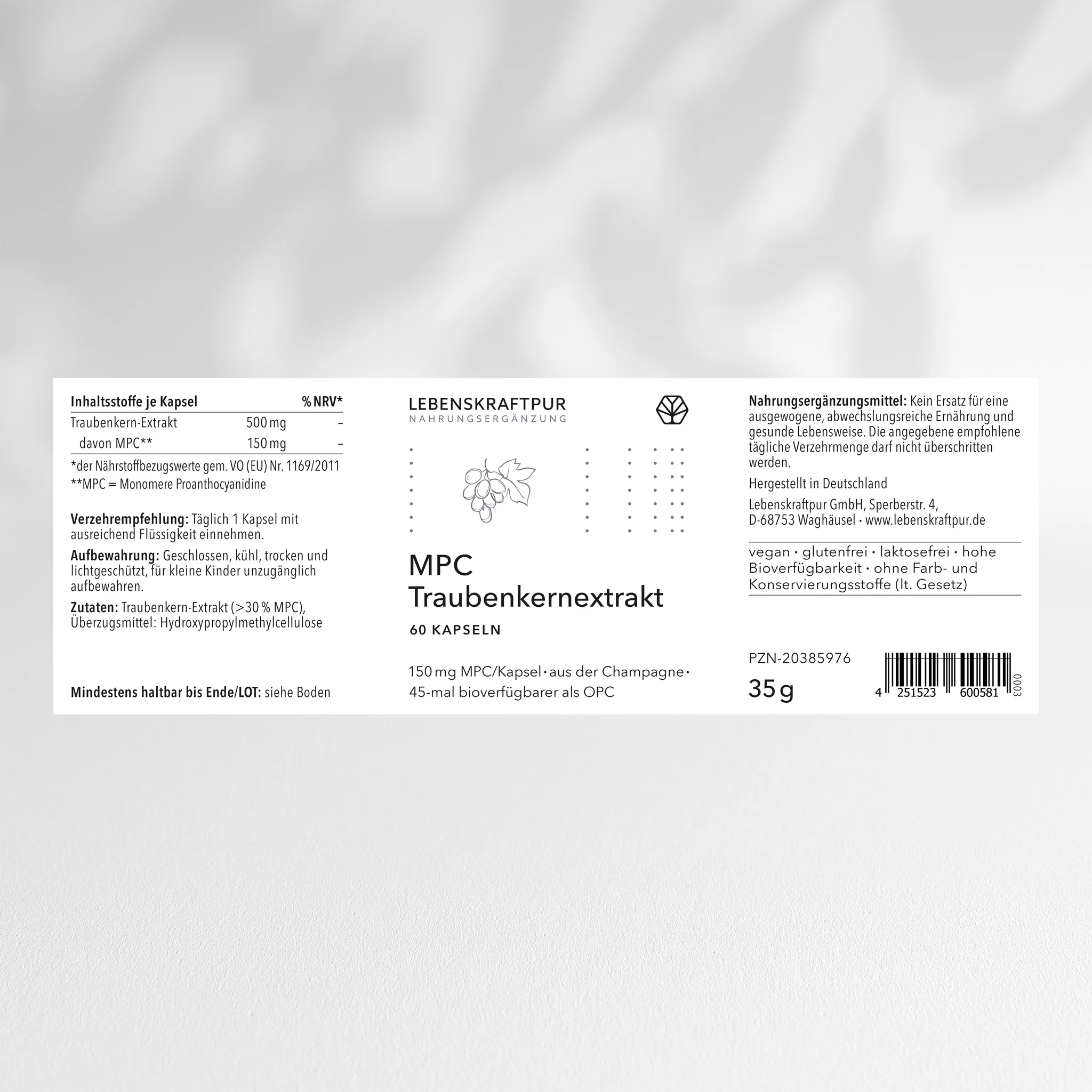 MPC Traubenkernextrakt Kapseln - Image 8