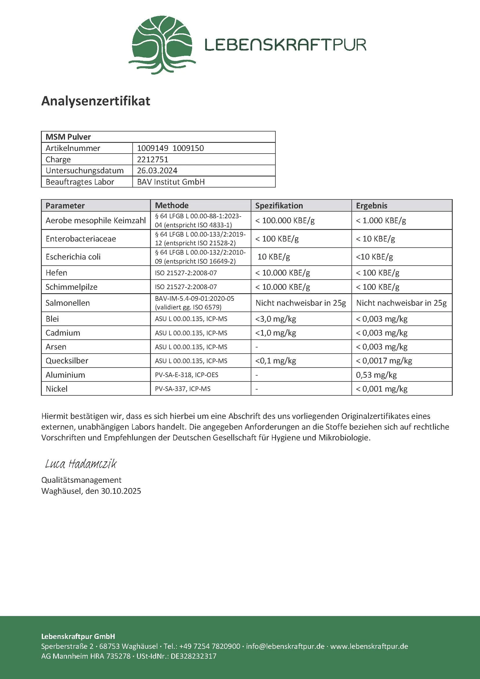 MSM Pulver - Image 4