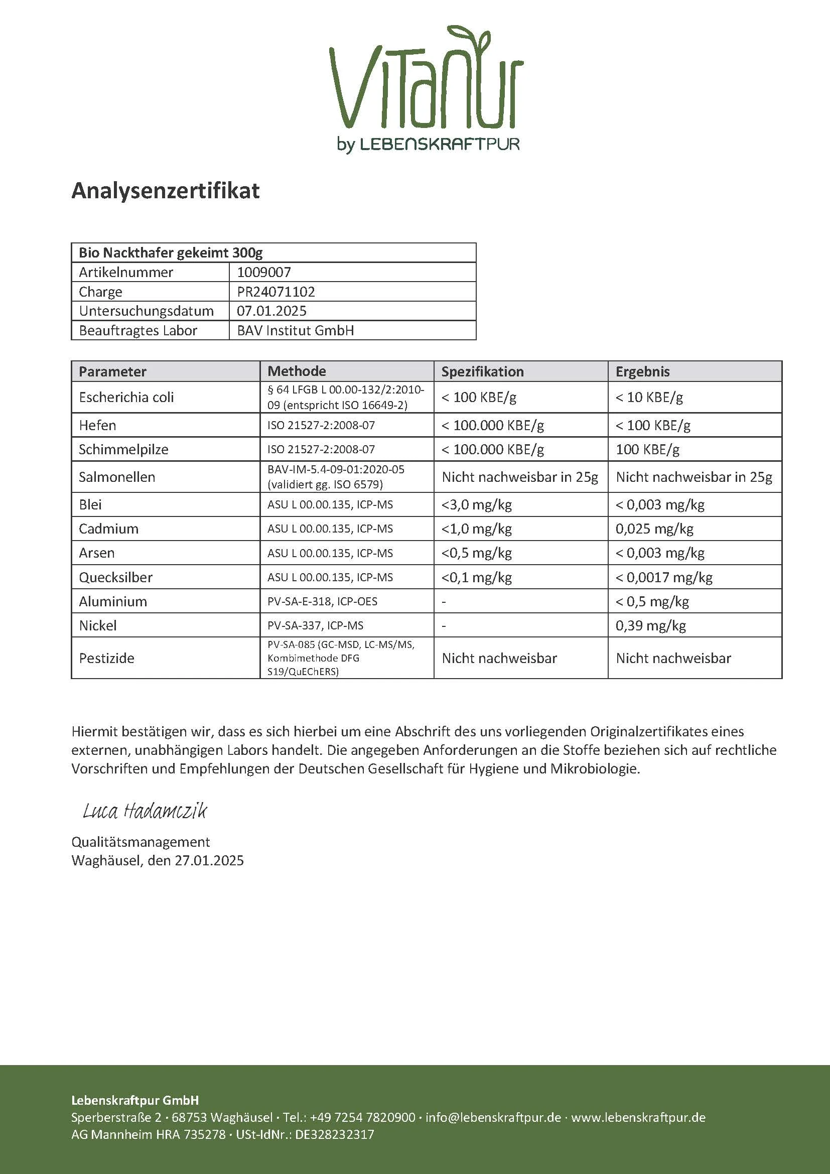 Bio Nackthafer Gekeimt - Image 5