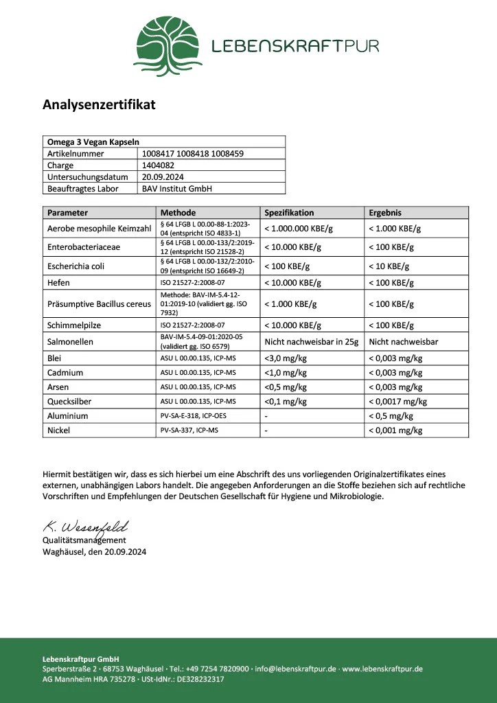 Omega 3 Vegan Kapseln - Image 13