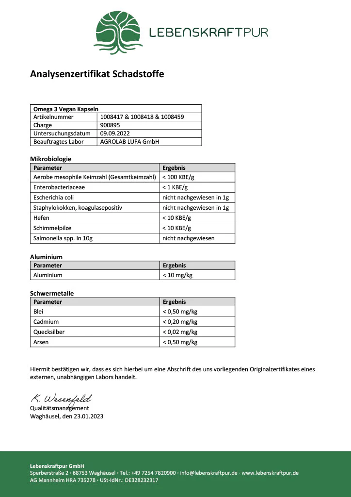 Omega 3 Vegan Kapseln - Image 3