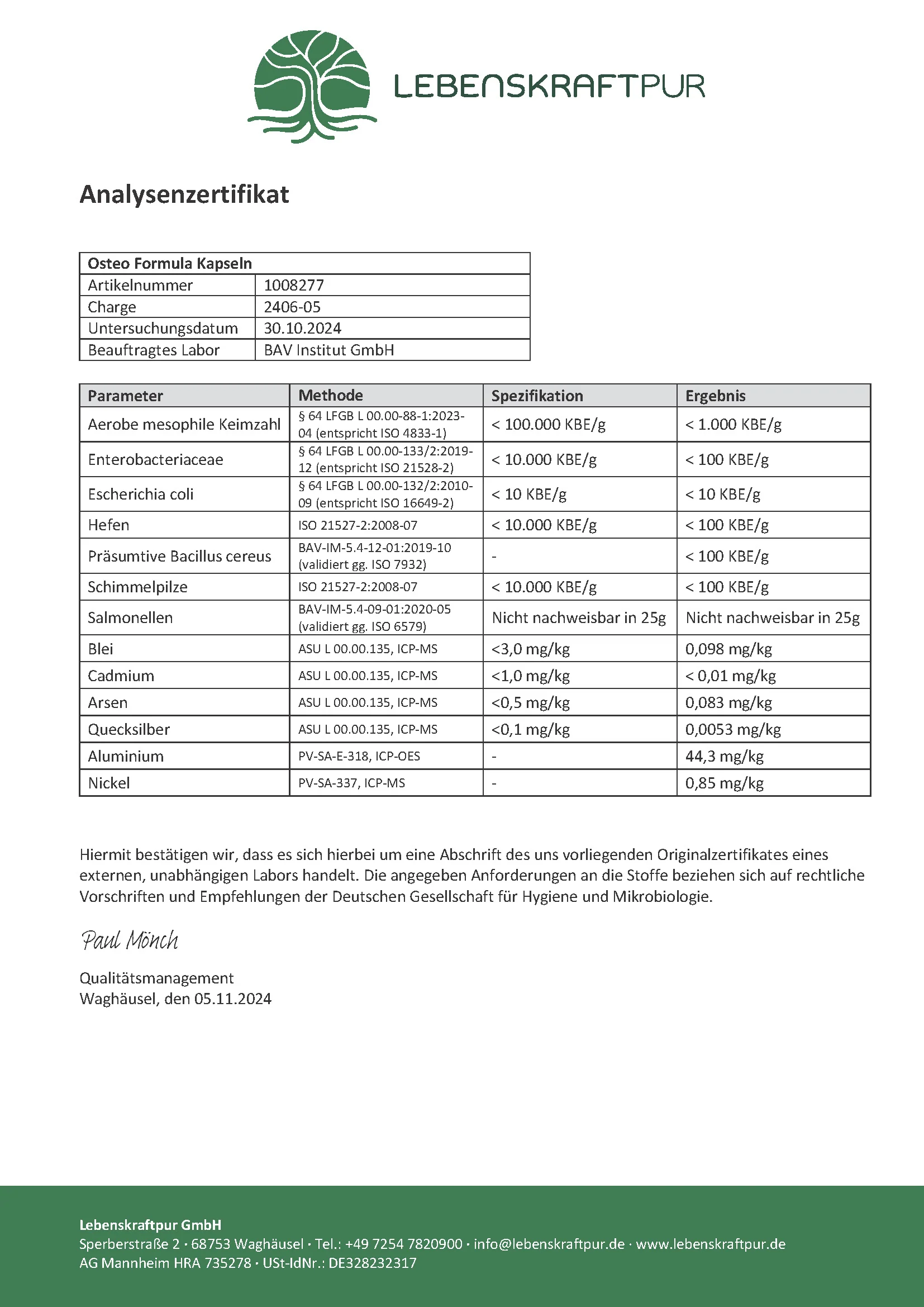 Osteo Formula Kapseln - Image 4