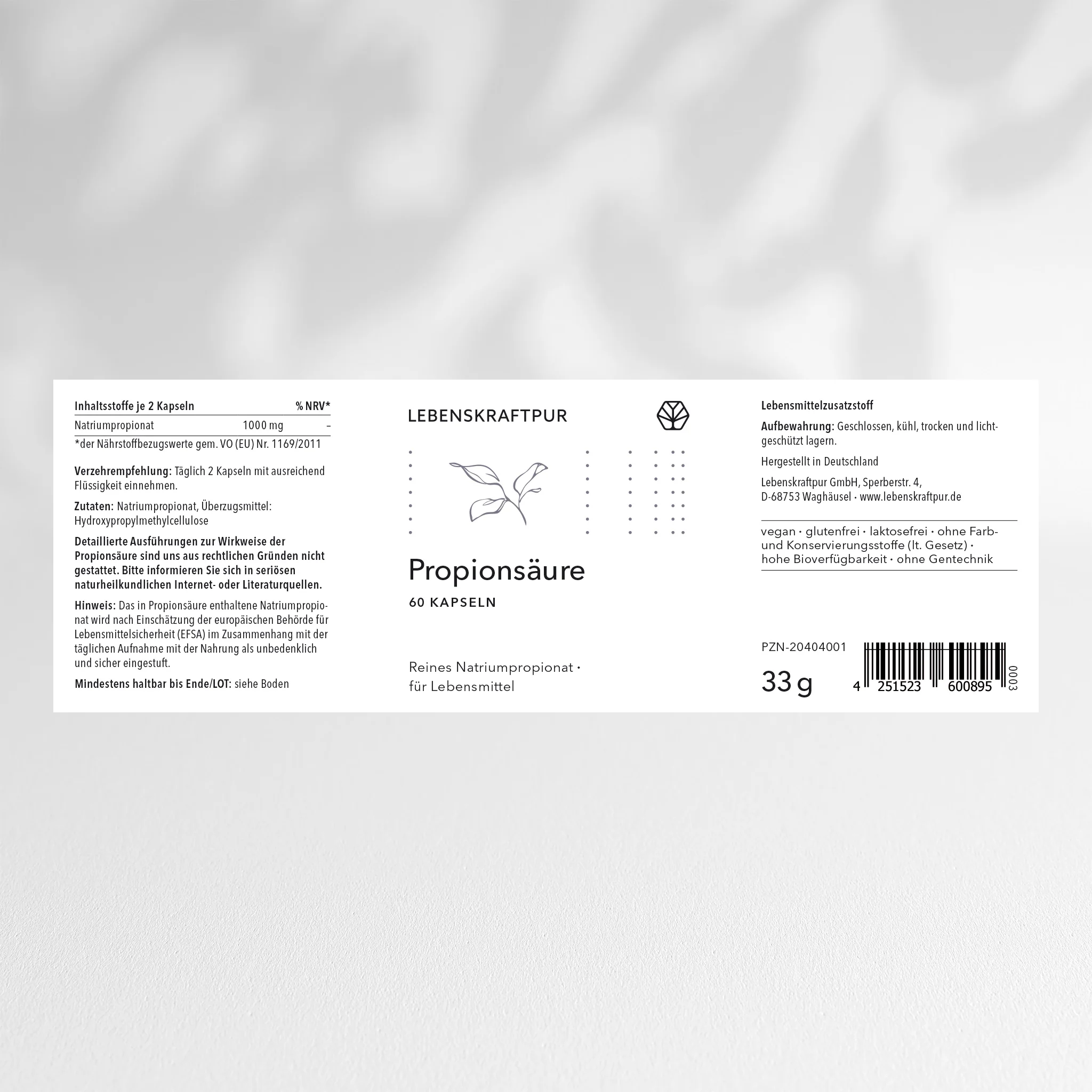 Propionsäure Kapseln - Image 2