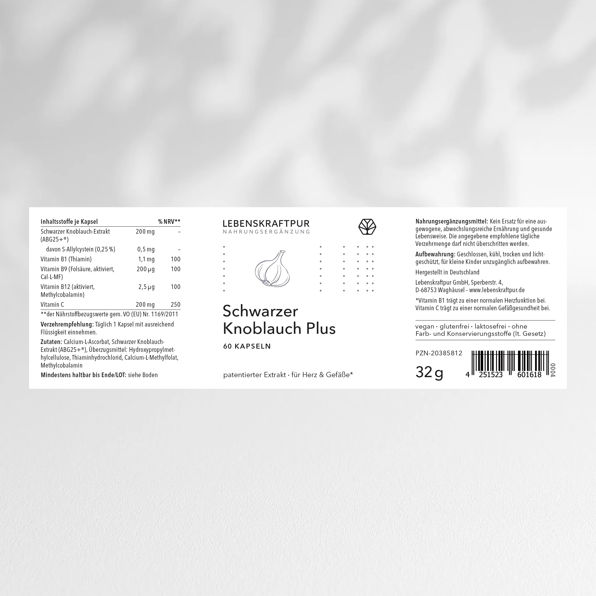 Schwarzer Knoblauch Plus Kapseln - Image 5