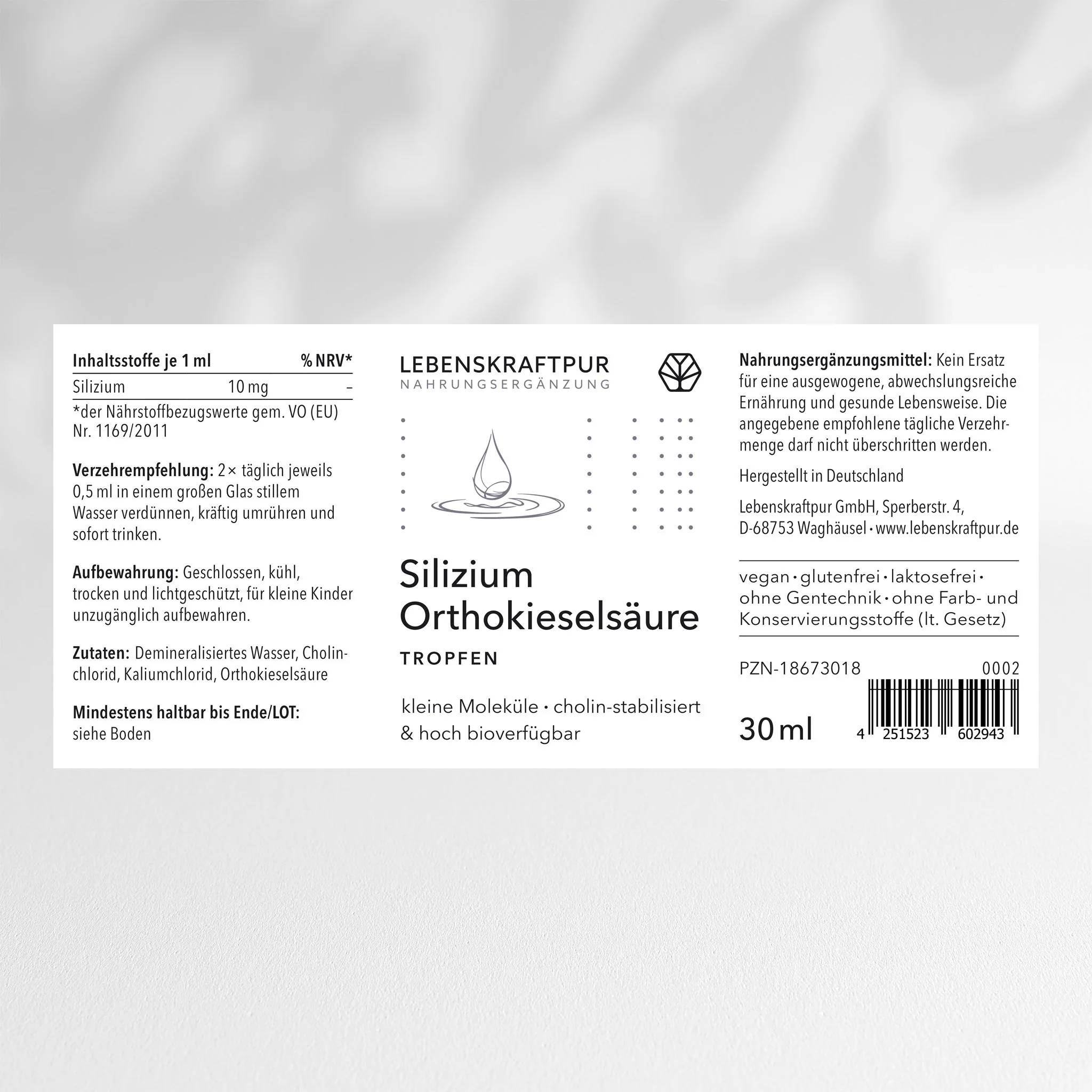Silizium Orthokieselsäure Tropfen - Image 2