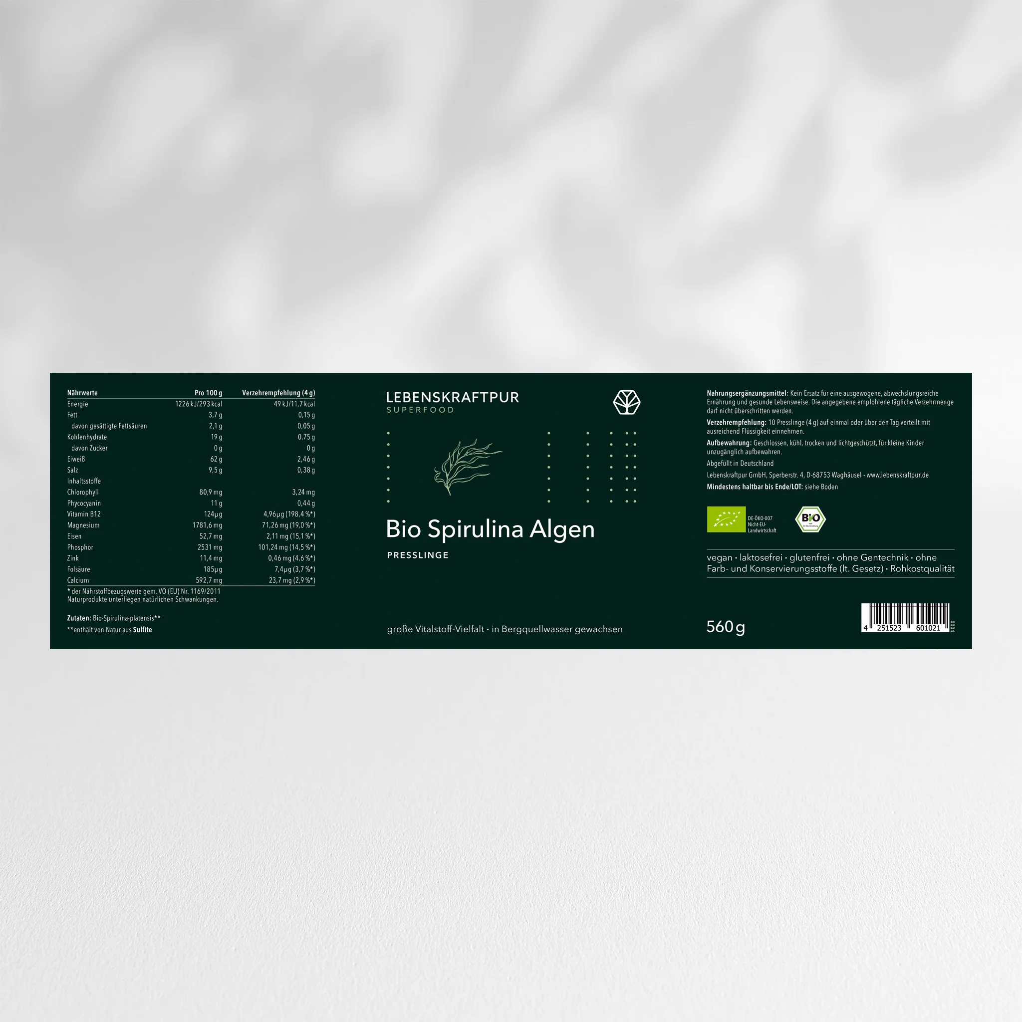 Bio Spirulina Algen Presslinge - Image 17