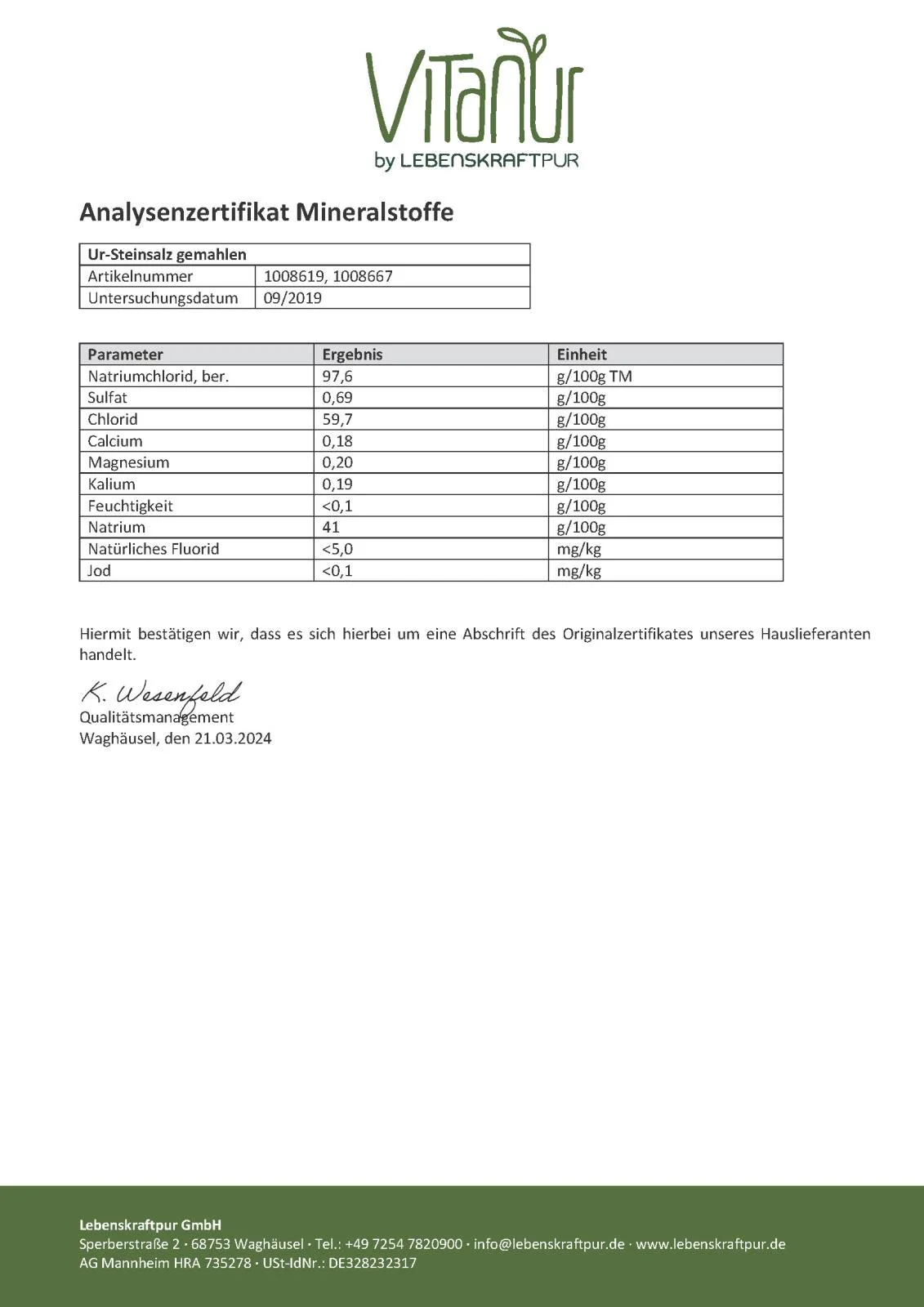 Ur-Steinsalz Gemahlen - Image 3