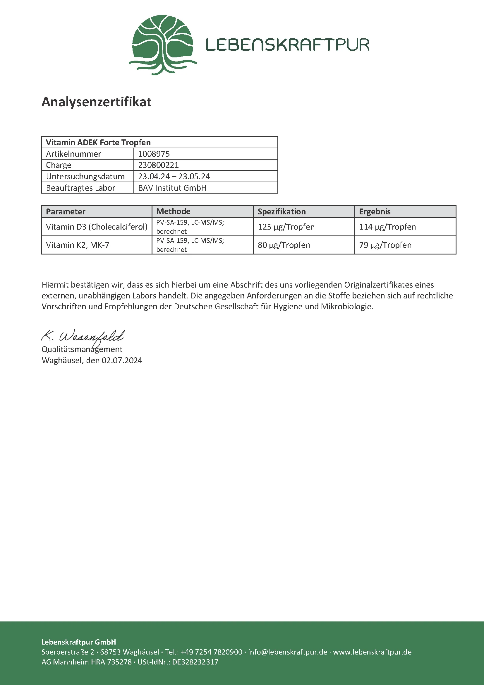 Vitamin ADEK Forte Tropfen - Image 3