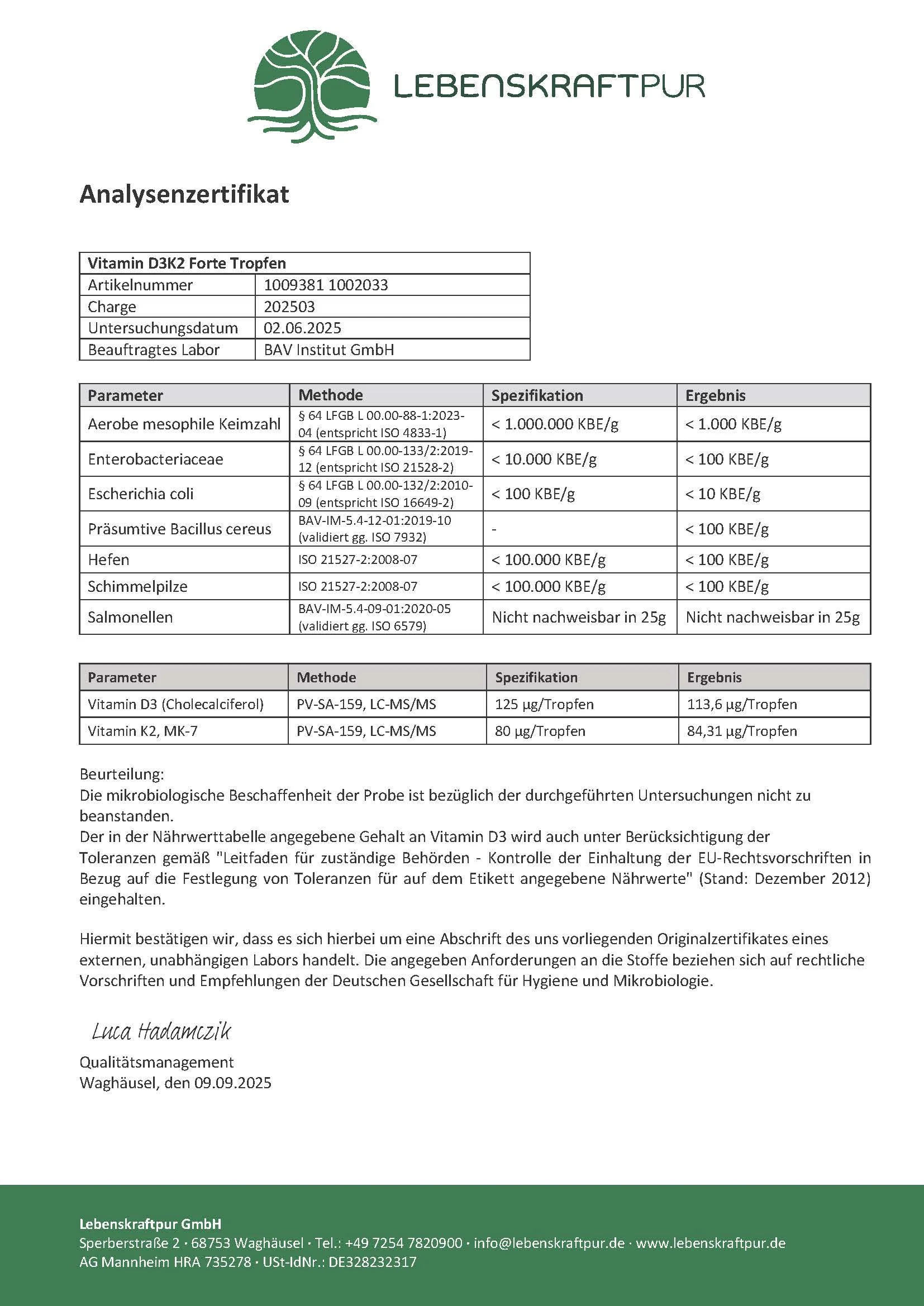 Vitamin D3K2 Forte Tropfen - Image 3