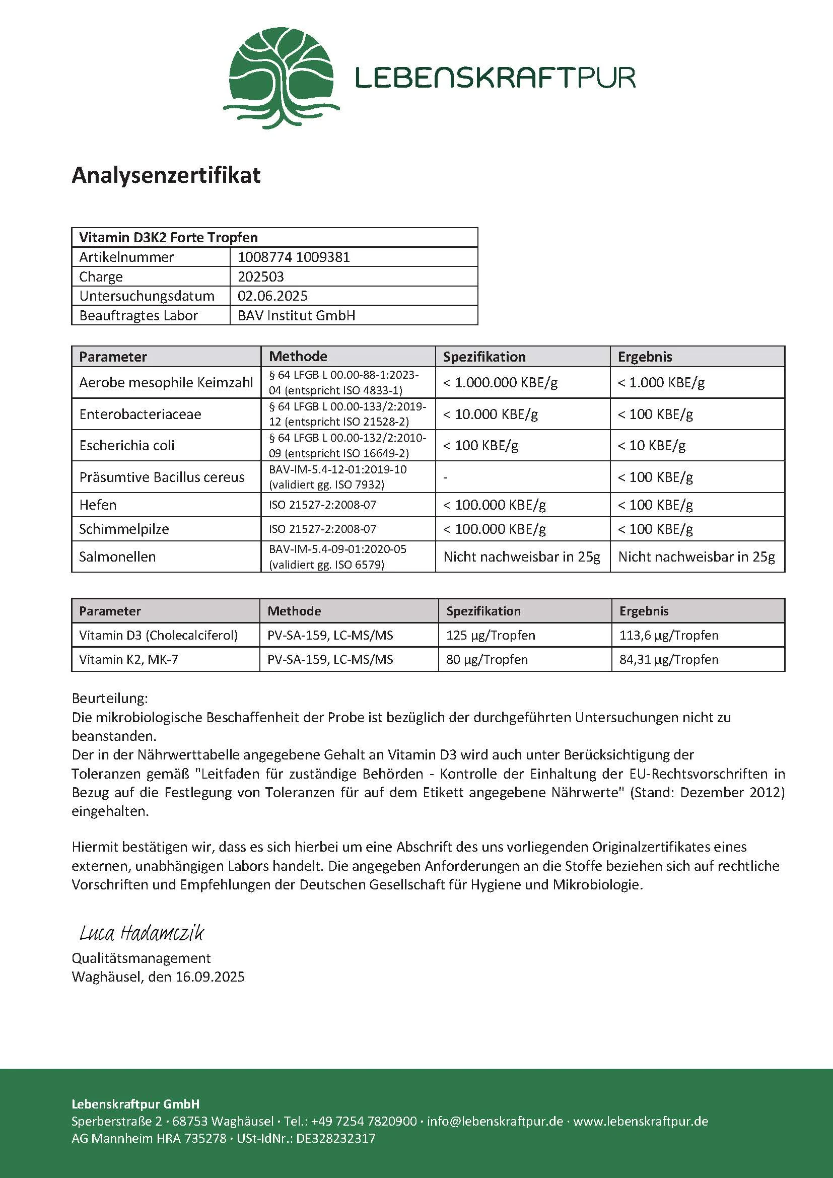 Vitamin D3K2 Forte Tropfen - Image 5