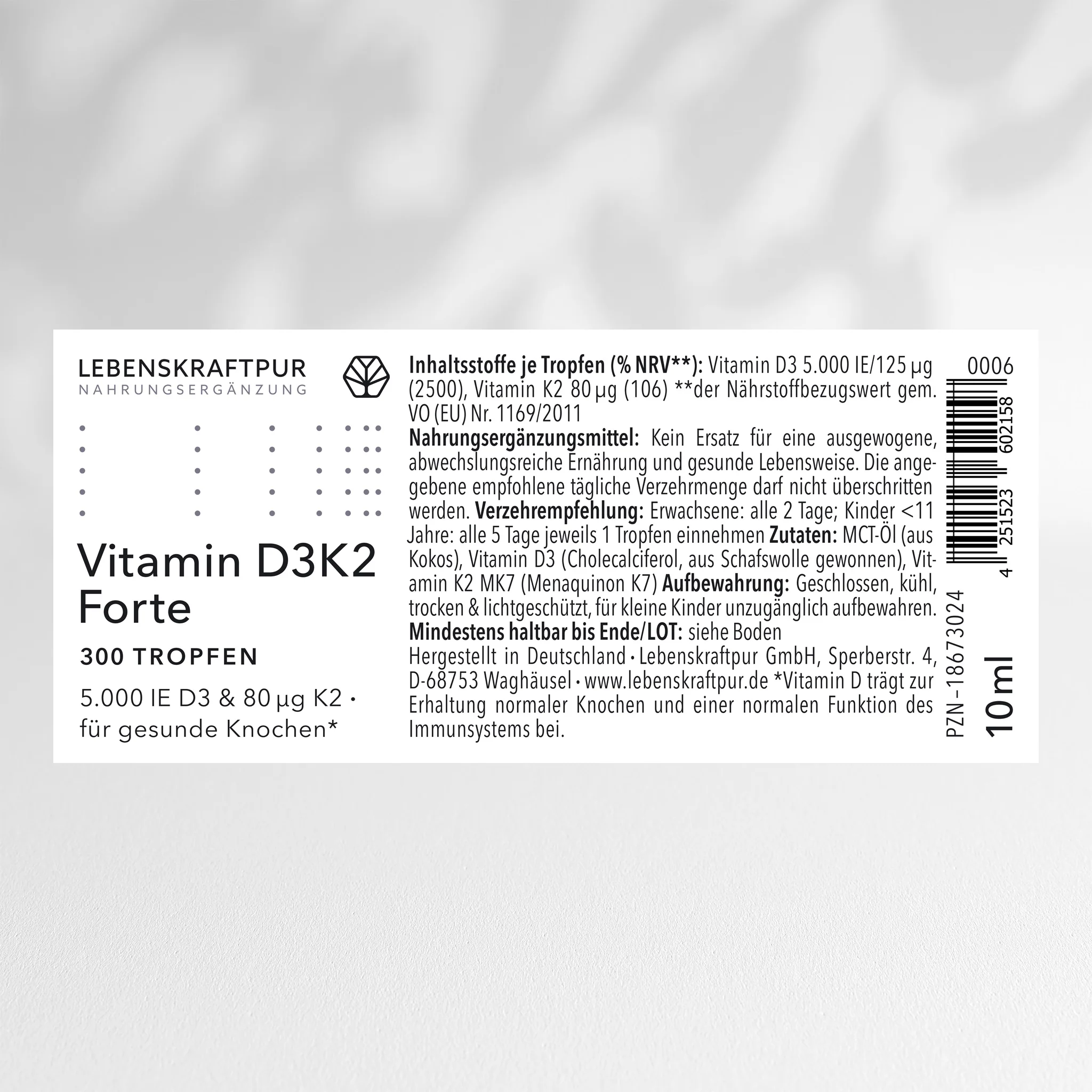 Vitamin D3K2 Forte Tropfen - Image 8
