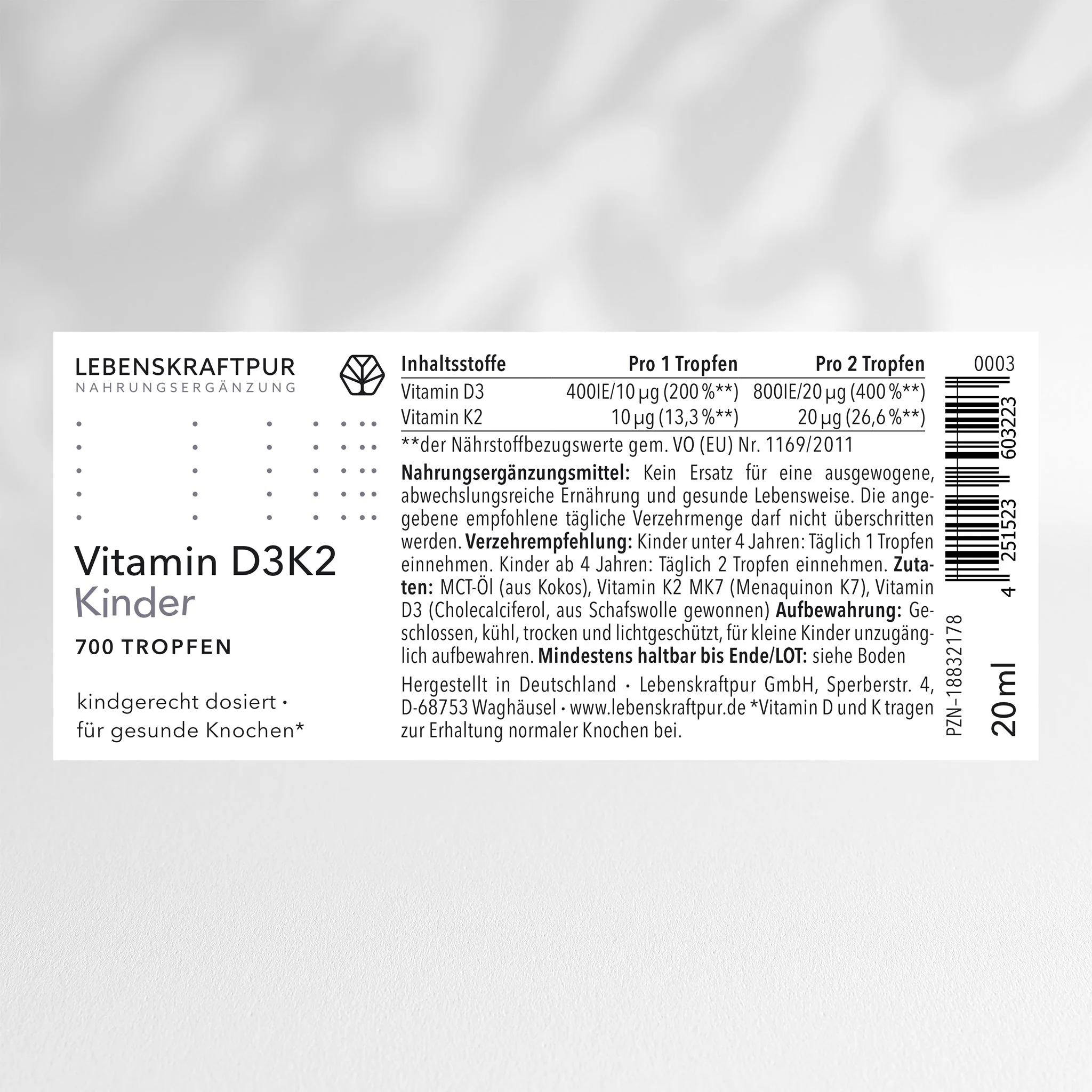 Vitamin D3K2 Kinder Tropfen - Image 2