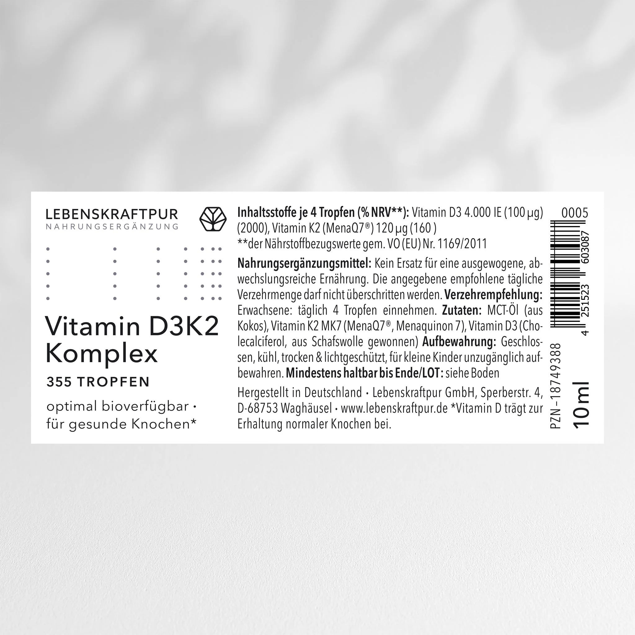 Vitamin D3K2 Komplex Tropfen - Image 4