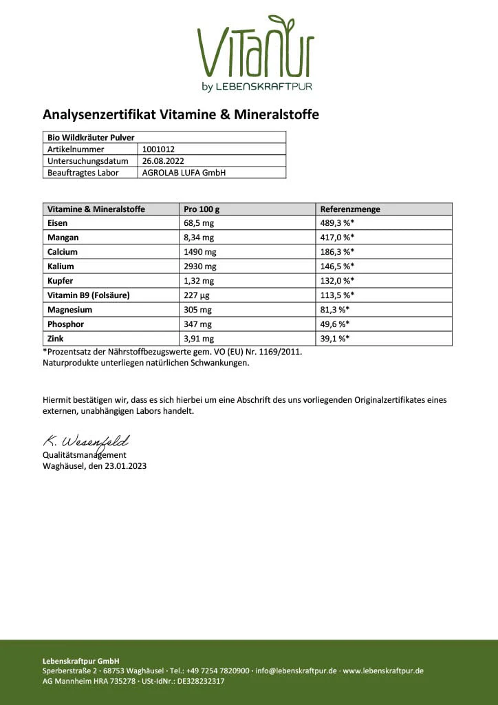 Bio Wildkräuter Pulver - Image 4