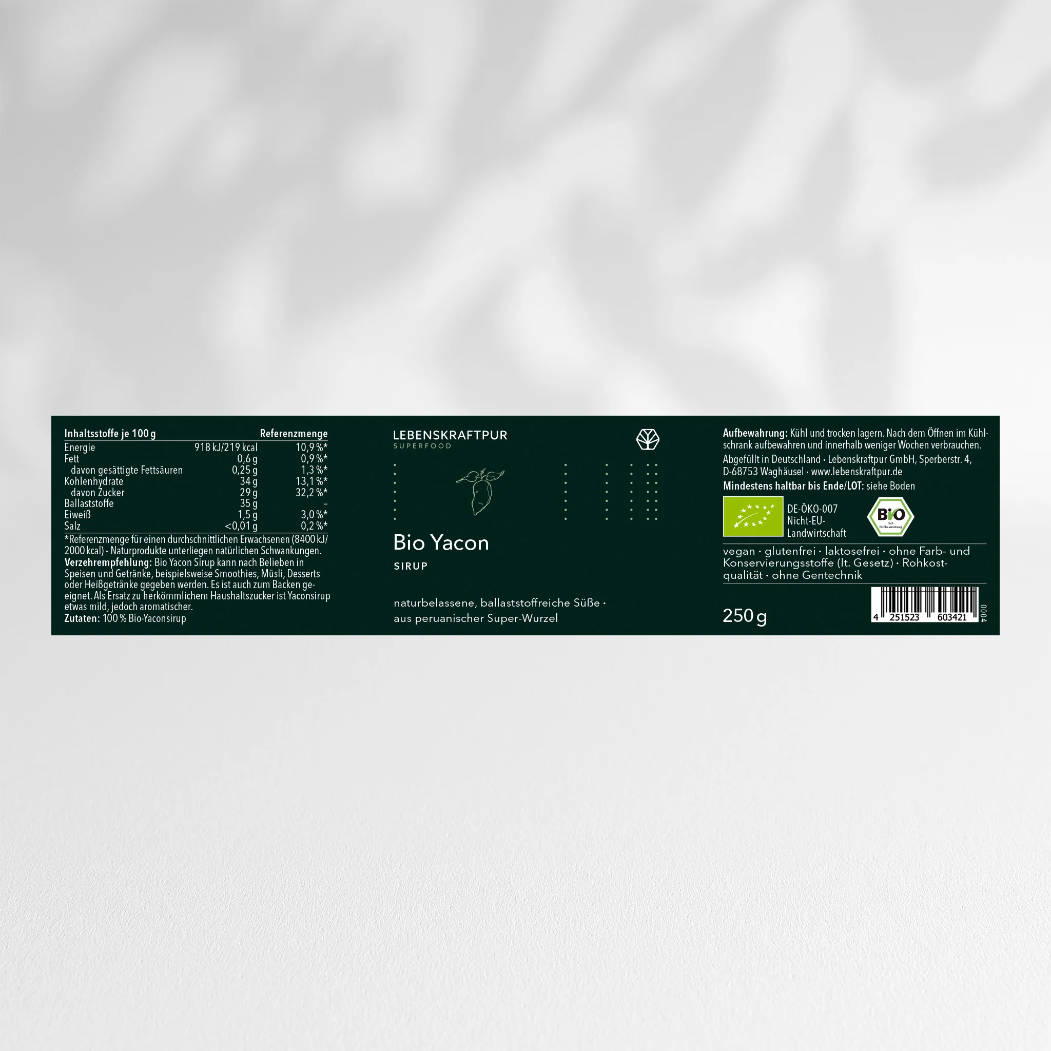 Bio Yacon Sirup - Image 2
