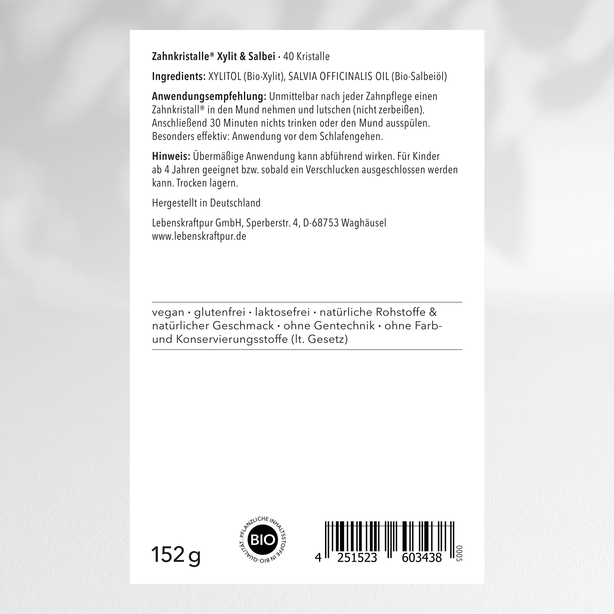 Zahnkristalle® Xylit & Salbei - Image 2