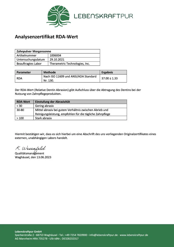 Zahnpulver Morgensonne - Image 4
