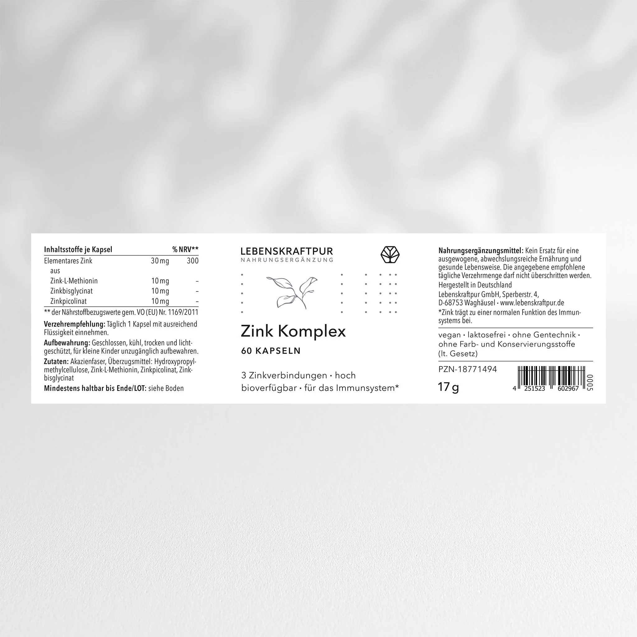 Zink Komplex Kapseln - Image 2